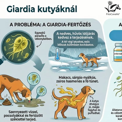 Giardia-fertőzés kutyákban